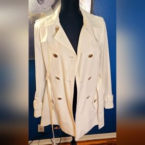 Calvin Klein Double Breasted Trench Coat Size M